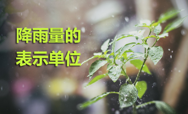 為什么降雨量的單位用毫米表示？